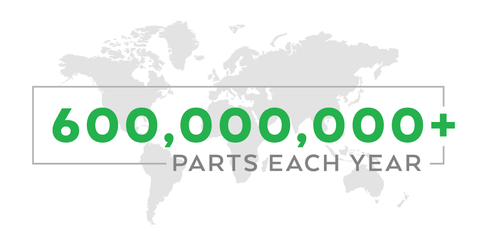 6 Million Parts Shipped